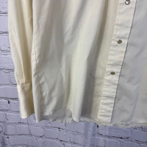 Vintage Tem Tex Western Pearl Snap Front Collared Shirt Size XL - Picture 3 of 8
